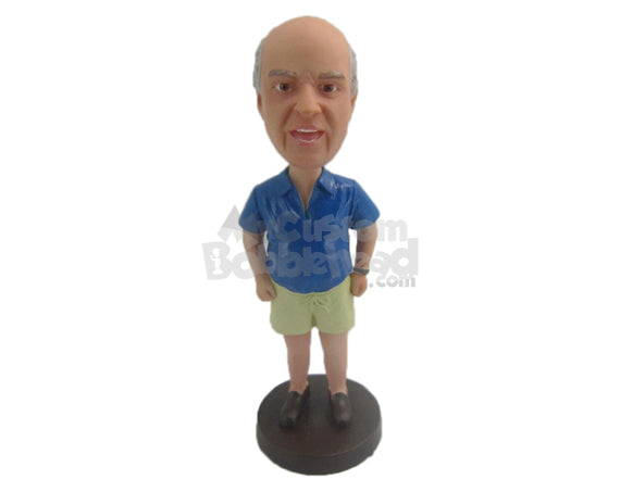 Custom Bobblehead Graceful Male In Comfortable Casuals - Leisure & Casual Casual Males Personalized Bobblehead & Cake Topper Custom Bobblehead Graceful Male In Comfortable Casuals - Leisure & Casual Casual Males Personalized Bobblehead & Cake Topper